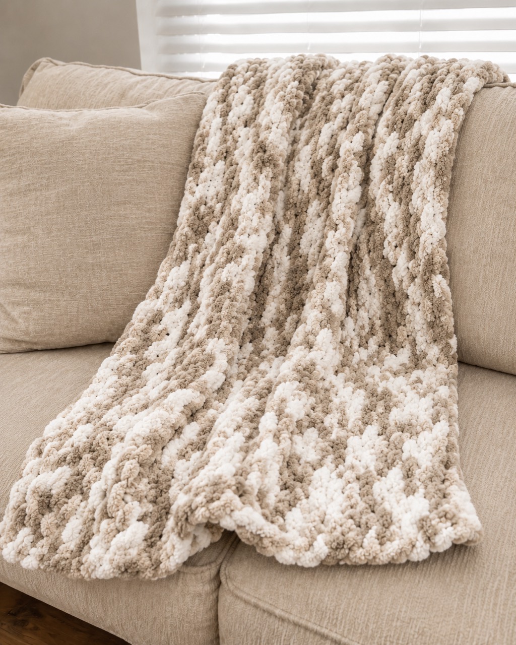 Neutral Camo Classic Throw, exact Ready-to-Ship blanket